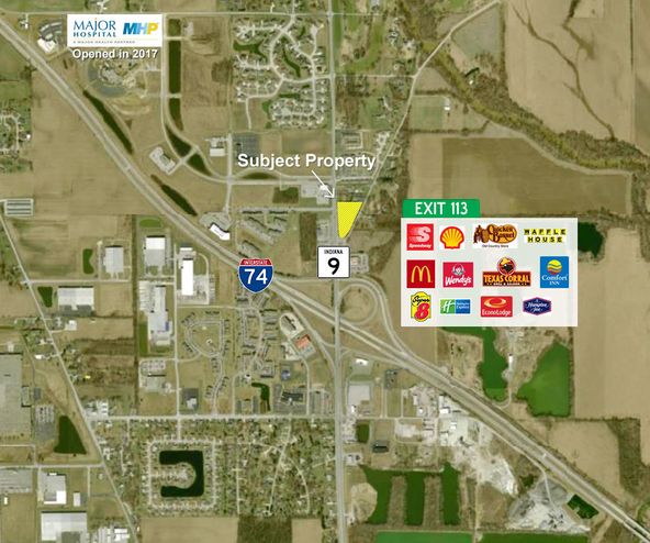 1.5-2.54 Acres at I-74 Exit 113 Retail/Commercial Sites : 2096 N Riley Hwy, Shelbyville, IN 46176